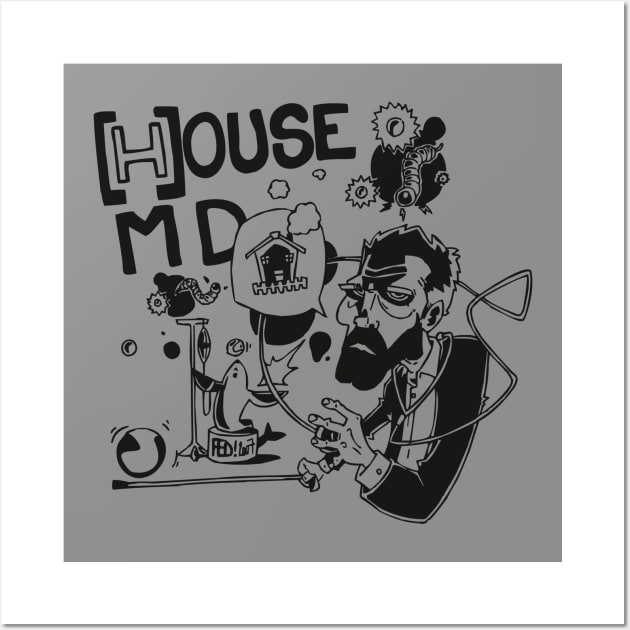 Hous MD Cool T-Shirts Wall Art by LosFutbolko